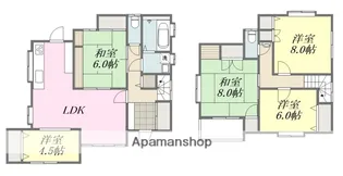 愛媛県松山市谷町【一戸建】の間取り