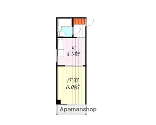クレール・AG【203号室】の間取り