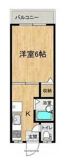 クレセント【2階】の間取り