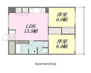 サンシャイン松山【7階】の間取り