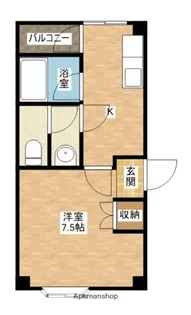 大洋ハイツ【3階】の間取り