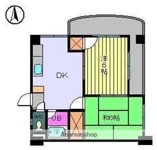ジョイフラットⅠ【5階】の間取り