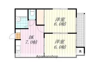 メゾン優【2階】の間取り