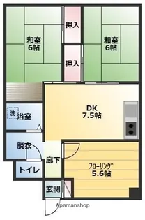 マンション マツシゲ【3階】の間取り