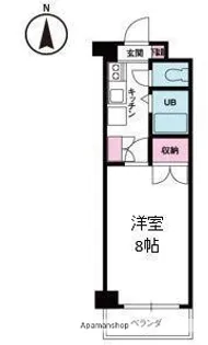 ジョイフル第5中村【401号室】の間取り
