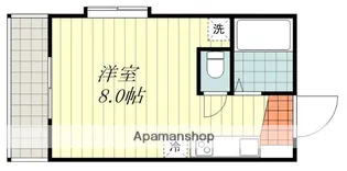 グリーンハイツ石手【4階】の間取り