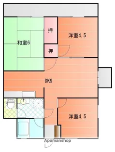 中央グランドハイツ【3階】の間取り