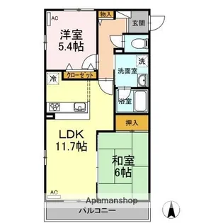 フローレンスMAI【3階】の間取り