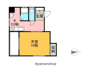 亀田ビル【502号室】の間取り