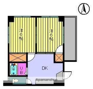 グリーンコート【4階】の間取り
