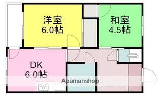 村口マンション【2階】の間取り
