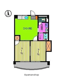 メゾン夢来【2階】の間取り