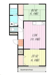 ハイザ西長戸【W202号室】の間取り