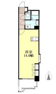 六軒家ロビンフラット【401号室】の間取り