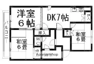 プチメゾン永井【1階】の間取り
