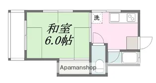 平田コーポ【2階】の間取り