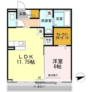 スーペリアガーデンM A棟【2階】の間取り