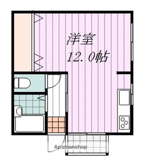 メゾンABECYU【2階】の間取り