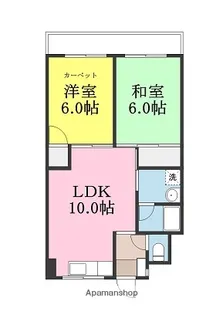 徳和マンション【2階】の間取り