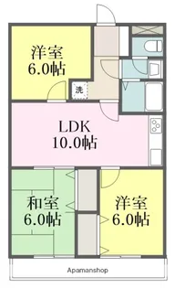 メゾンM−1【3階】の間取り