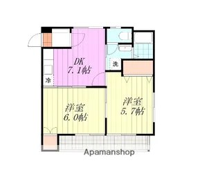 ヴィータファミール【301号室】の間取り