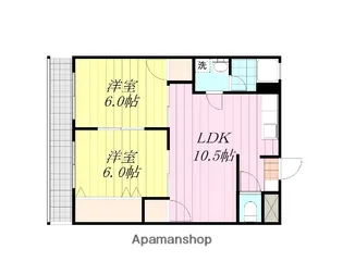 石井ハイツ【1階】の間取り