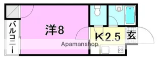 F愛光マンション【408号室】の間取り