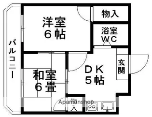 サンレッド【3階】の間取り