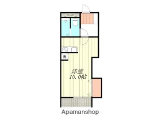 1Rの間取り画像