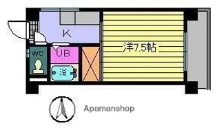 アーバンハイツ今市【3階】の間取り