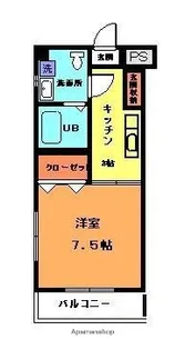 キャッスルEYA【203号室】の間取り