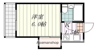 コーポおおさわ【305号室】の間取り