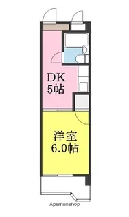 第二グランディール村瀬【405号室】の間取り