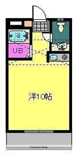 第80杉フラット【303号室】の間取り