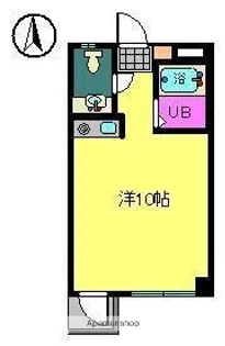 第80杉フラット【202号室】の間取り