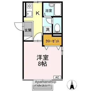 ルミエールシンコウ【2階】の間取り