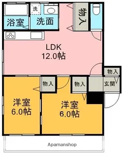 シーサイドヴィレッジ【1階】の間取り