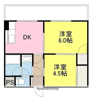 第5ミサワハウス【3階】の間取り