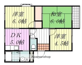 メゾンさや【202号室】の間取り