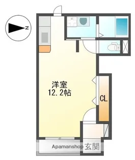 グランディールN【1階】の間取り