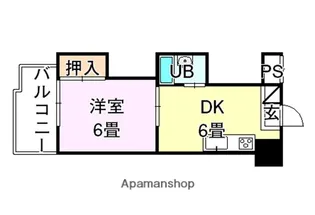 第2ゴトービル【3階】の間取り