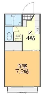 ペスコスターニョ B棟【2階】の間取り