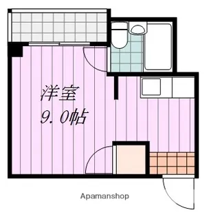 永井城北マンション【2階】の間取り