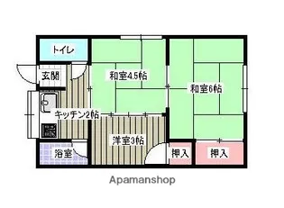 TKハイツ【2階】の間取り