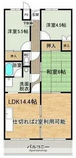 エル・エスパシオ【2階】の間取り