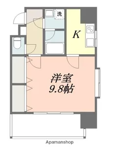 1Kの間取り画像