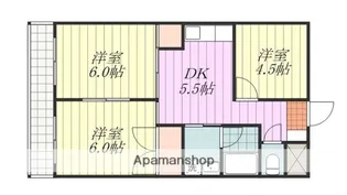 グラン・アール本町【602号室】の間取り