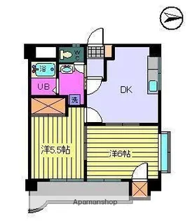 ノイシュロス久万ノ台【3階】の間取り