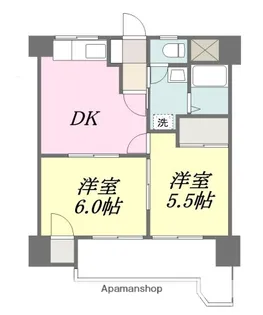 ノイシュロス久万ノ台【503号室】の間取り