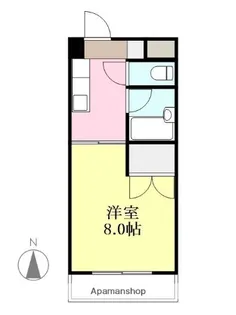 アメニティー御宝【502号室】の間取り